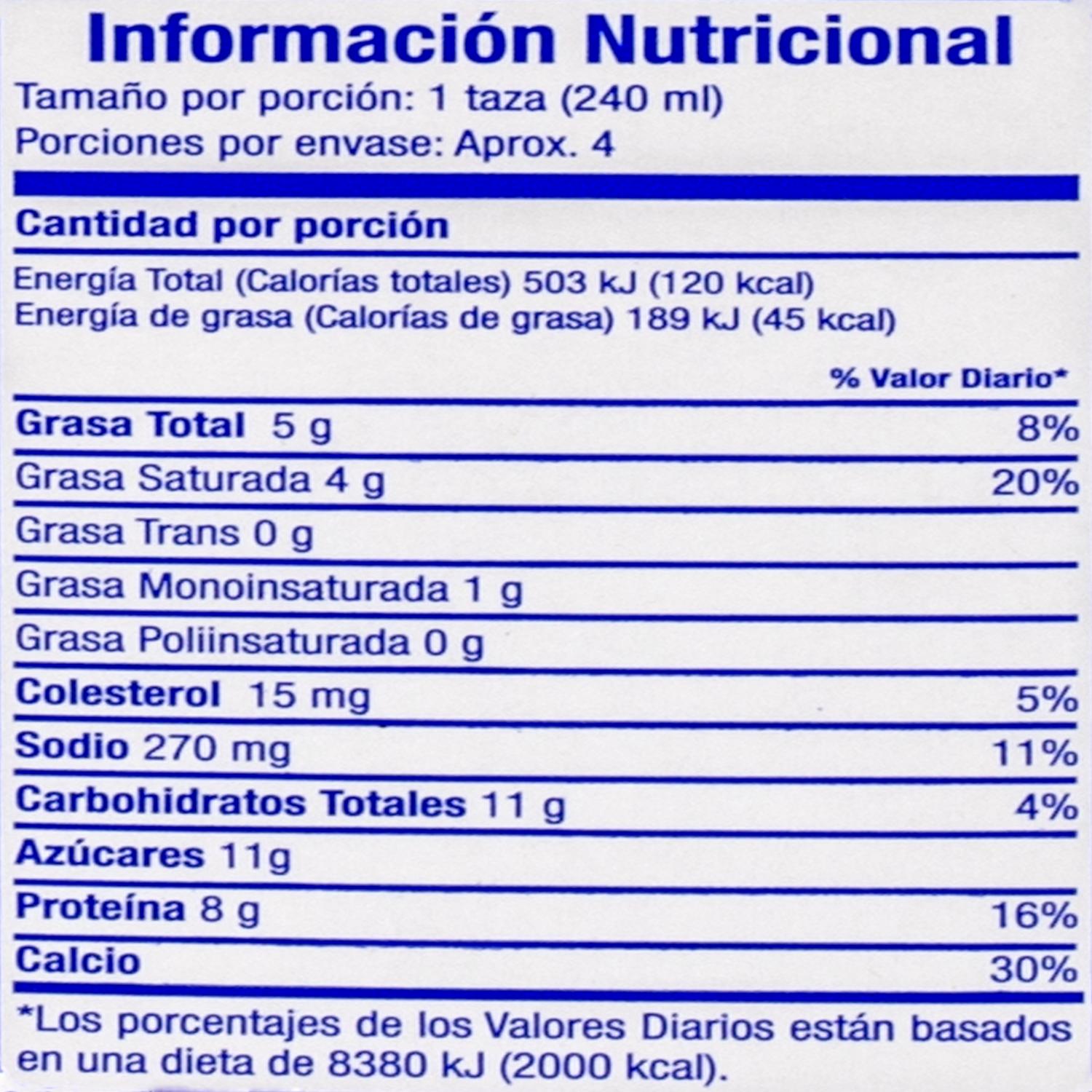 Leche Semidescremada Tetrapak LA ORIGINAL 1 000 Ml - Image 2