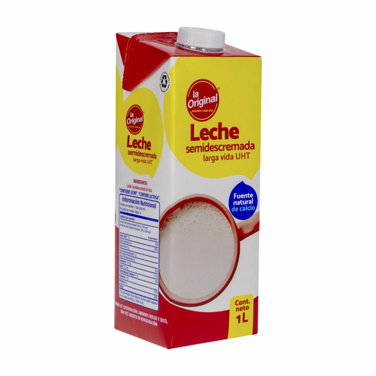 Leche Semidescremada Tetrapak LA ORIGINAL 1 000 Ml - Image 3