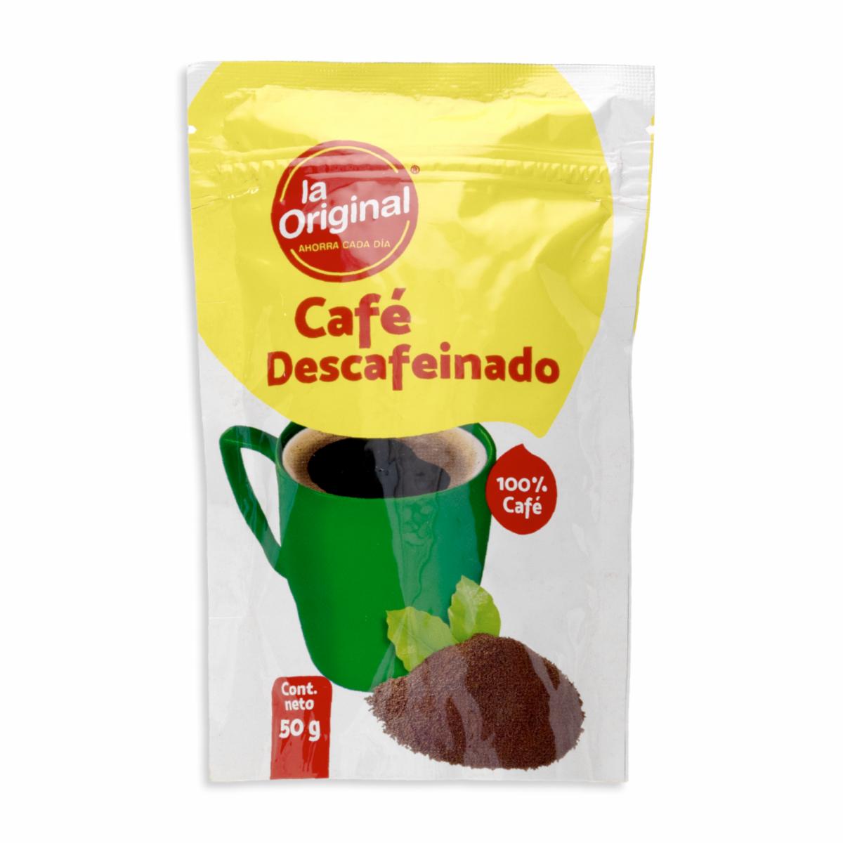 Café Instantáneo Descafeinado LA ORIGINAL 50 G