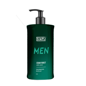 Jabón Líquido Fragancia Cedar Forest Men SIMPLI 400 Ml