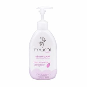 Shampoo Baby Con Mora Y Granada Para Cabello Oscuro MUMI 400 Ml