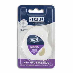 Hilo Dental Seda Fina SIMPLI 50 Metros