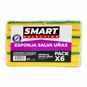 Esponja Multiusos Mixta Salva Uñas SMART SELECTION X 6 Uds