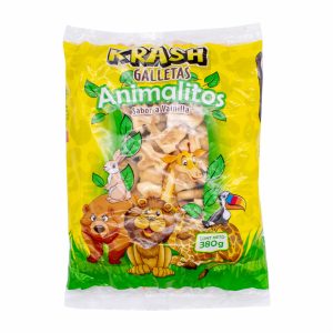 Galletas De Animalitos Sabor A Vainilla KRASH 380 G