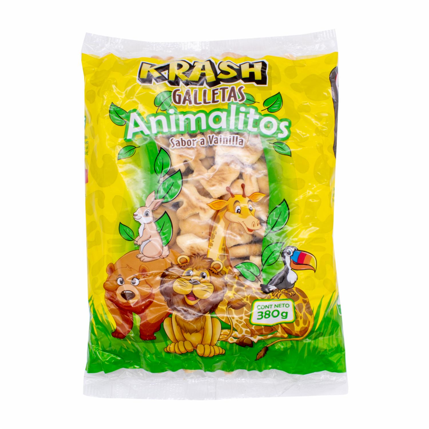 Galletas De Animalitos Sabor A Vainilla KRASH 380 G