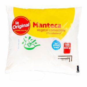 Manteca Vegetal LA ORIGINAL 600 G