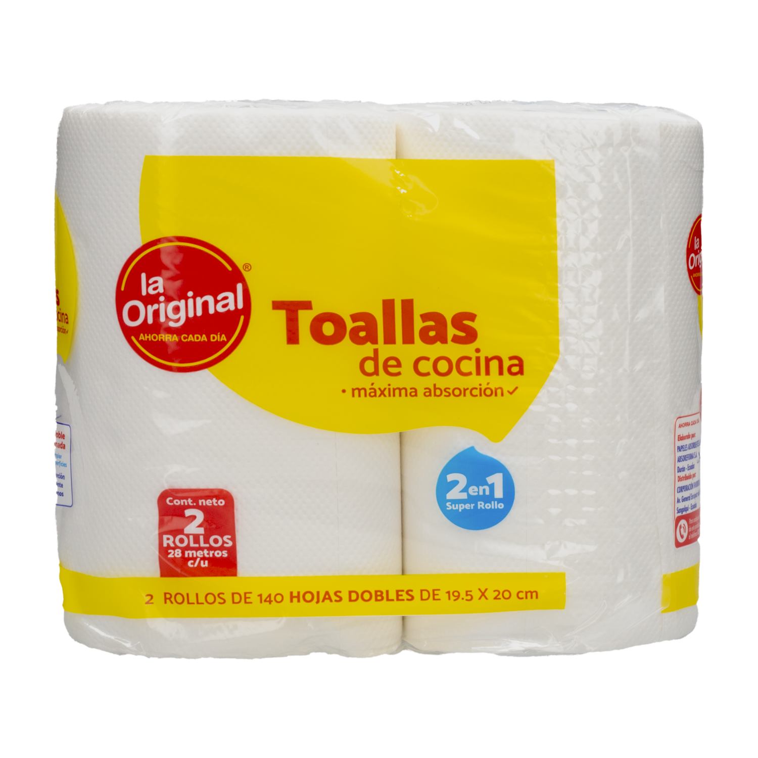 Toalla De Cocina LA ORIGINAL 2 U
