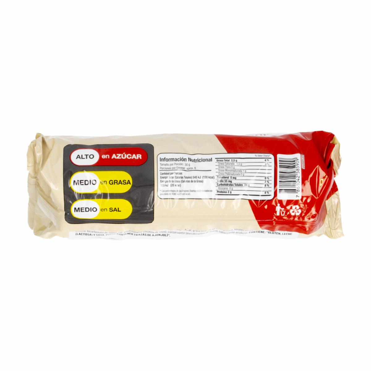 Galleta De Dulce Sabor A Vainilla VALUE 507 165 G - Image 3