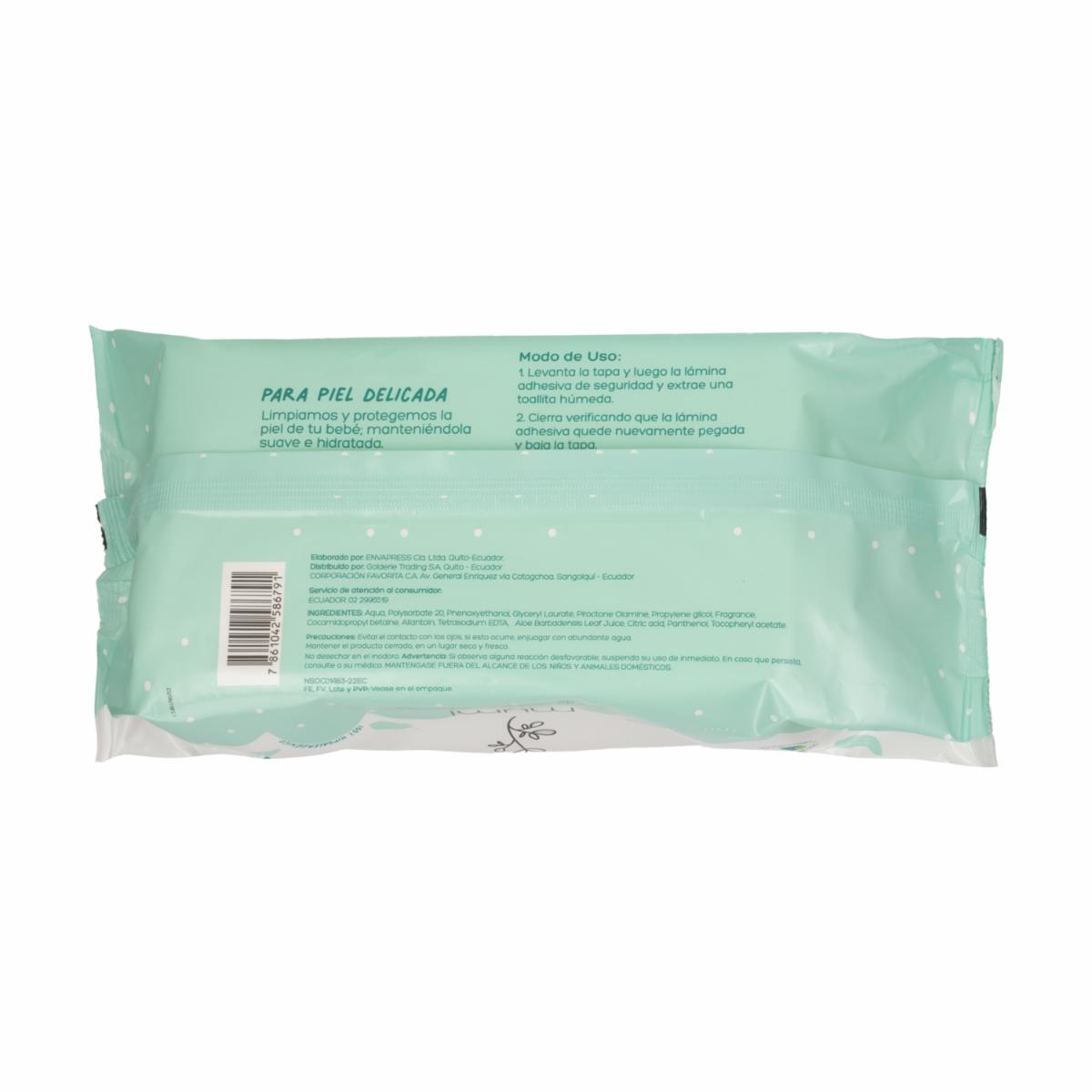 Toallas Húmedas Para Bebés MUMI X 100 Uds - Image 2