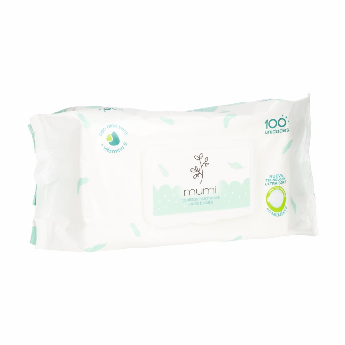 Toallas Húmedas Para Bebés MUMI X 100 Uds - Image 3