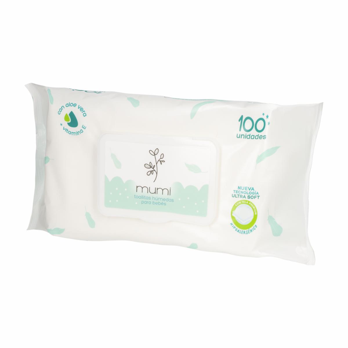 Toallas Húmedas Para Bebés MUMI X 100 Uds - Image 4