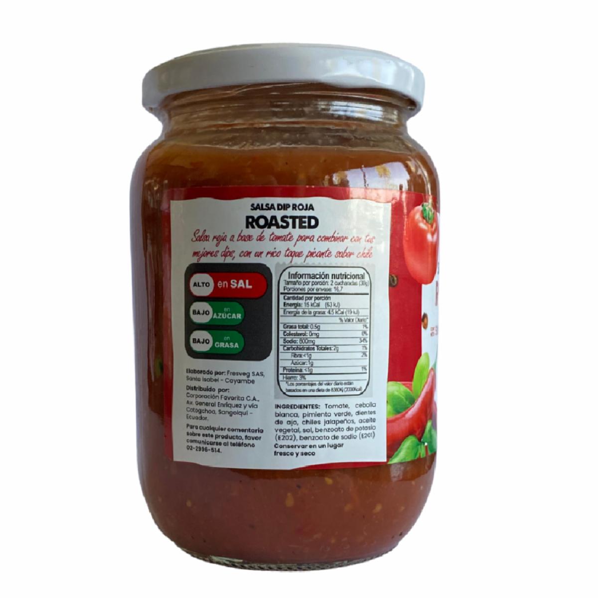 Salsa Dip Roja Roasted ESY 500 G - Image 3