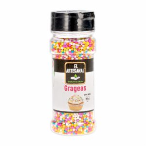 Grageas De Colores En Frasco EL ARTESANAL 85 G