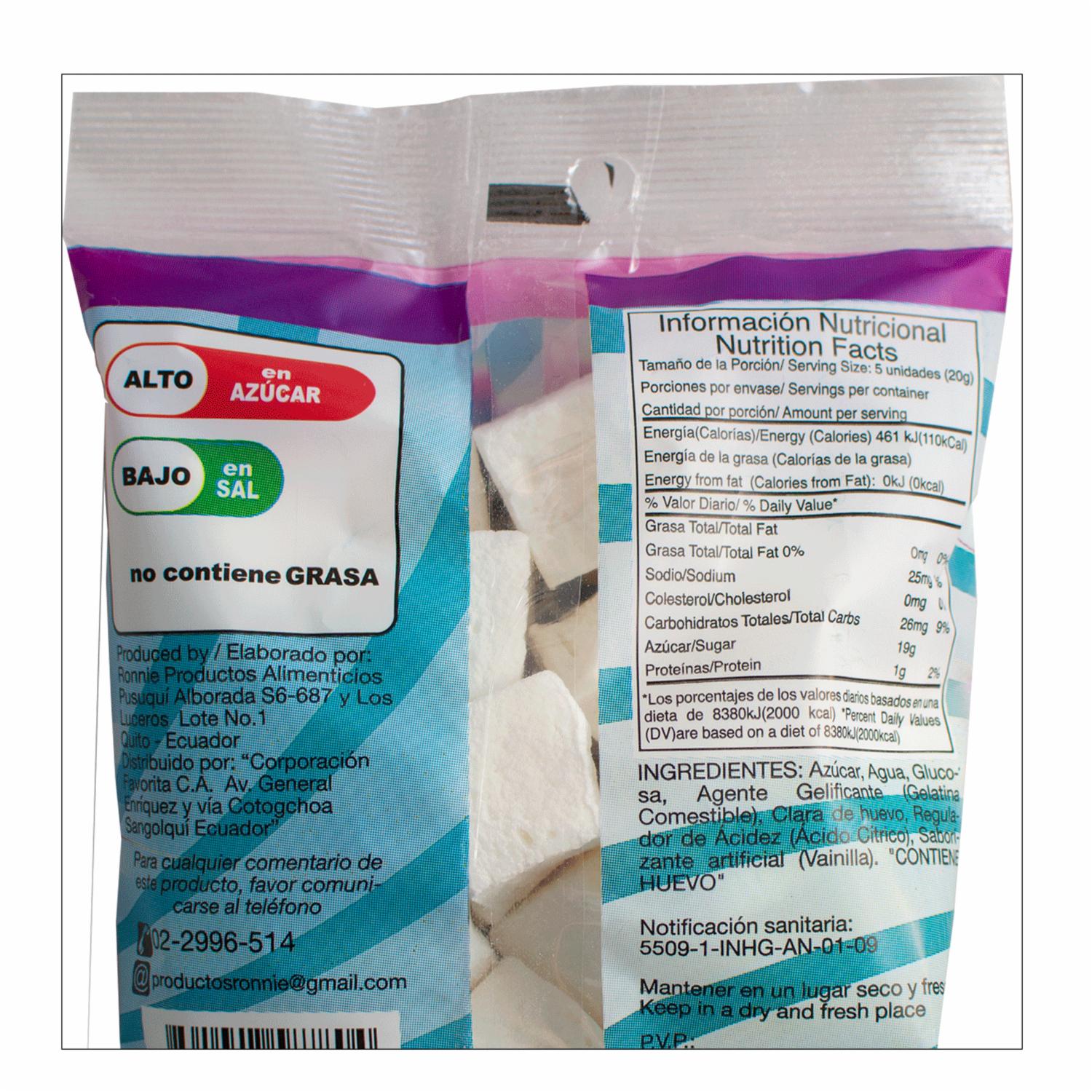 Masmellows Sabor A Vainilla KRASH 80 G - Image 2