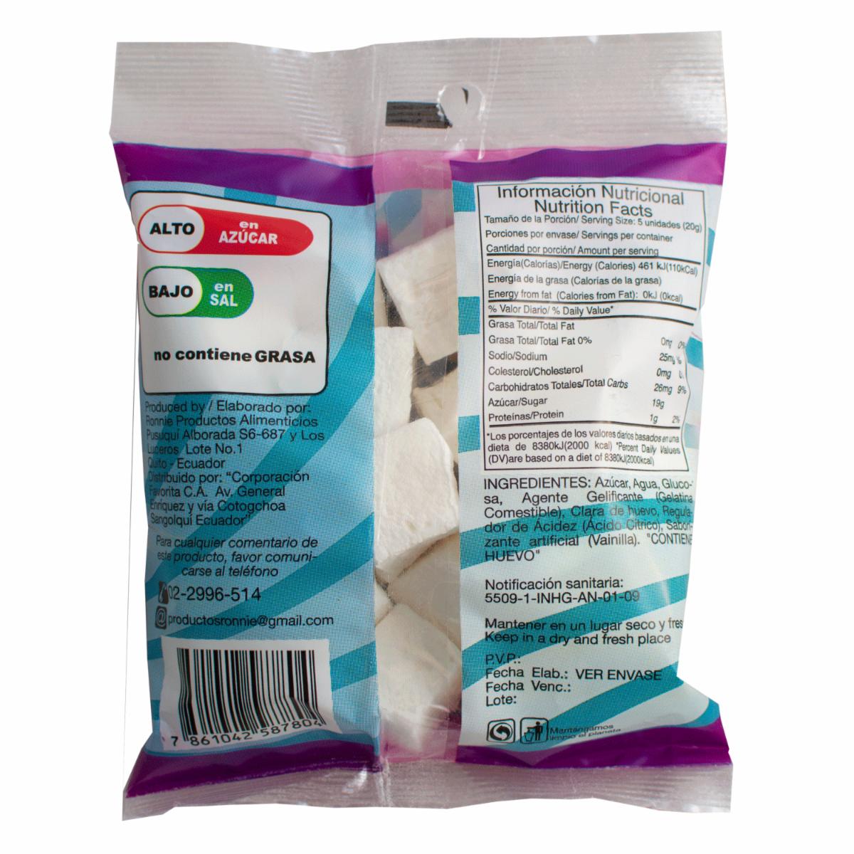 Masmellows Sabor A Vainilla KRASH 80 G - Image 3