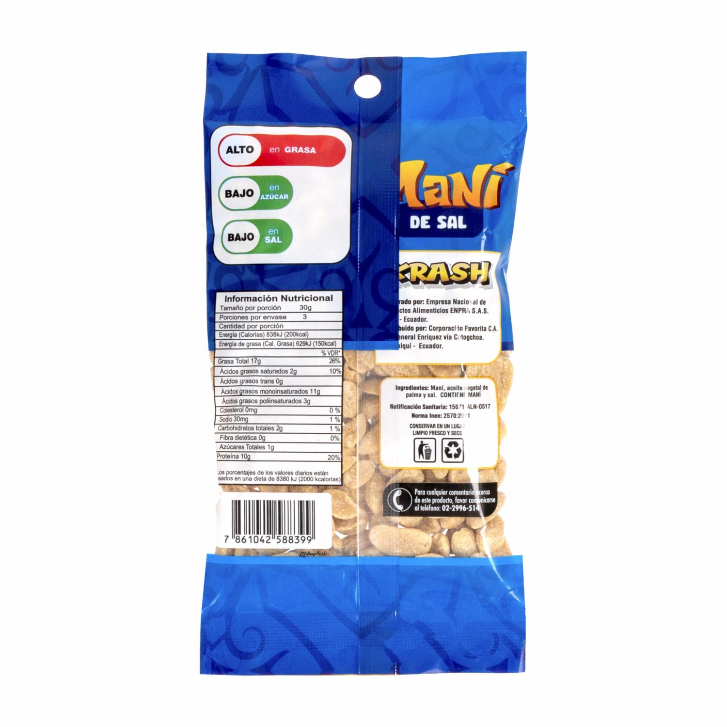 Maní Salado KRASH 90 G - Image 2