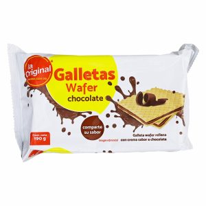 Galleta Waffer De Chocolate LA ORIGINAL 190 G
