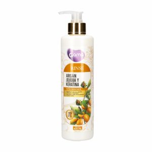 Rinse Para Cabello Ultra Hidratante Con Argán Jojoba y Keratina GAMA 400 Ml