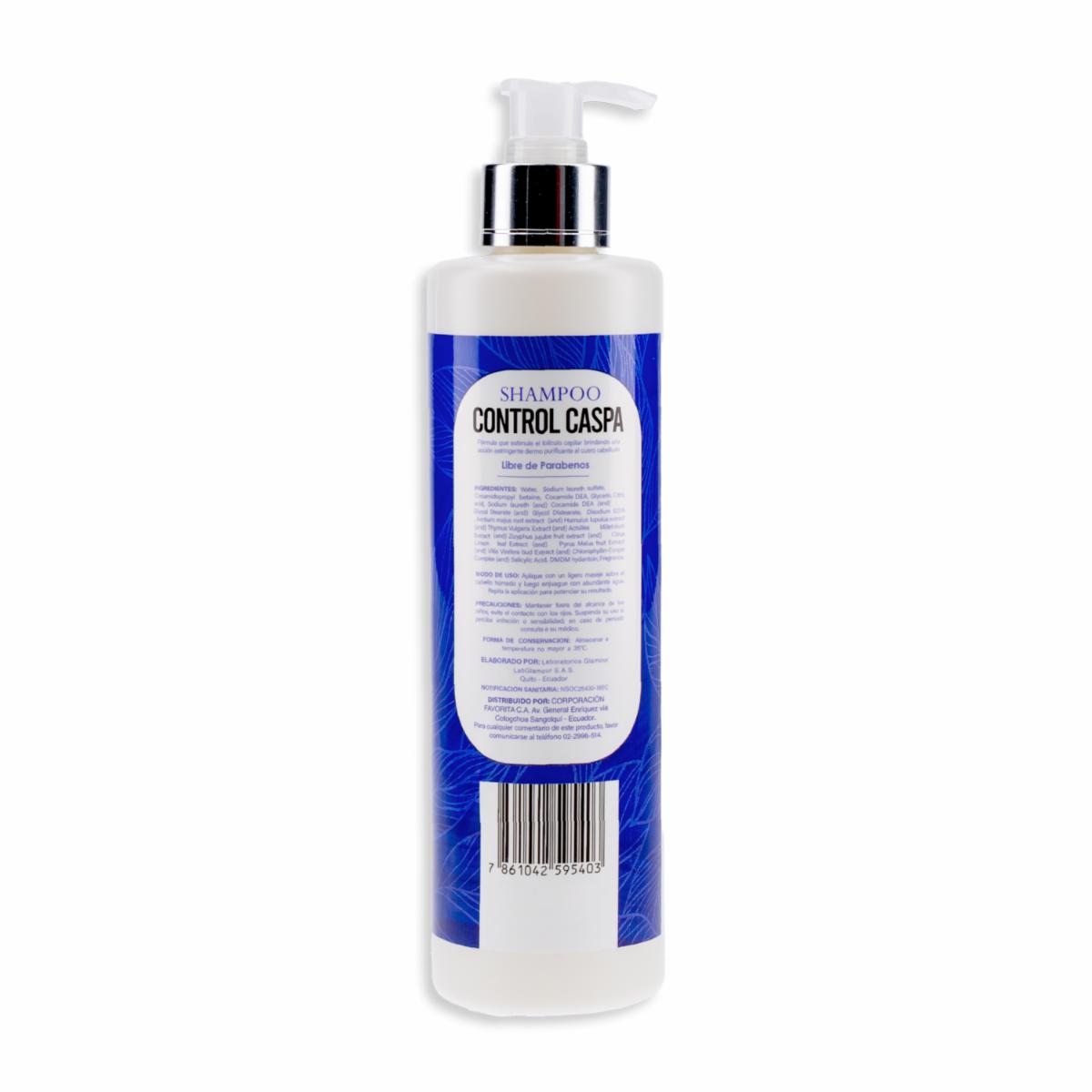 Shampoo De Cabello Control Caspa GAMA 400 Ml - Image 2