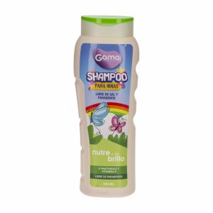 Shampoo De Cabello Para Niñas Libre De Sal Y Parabenos GAMA 400 Ml