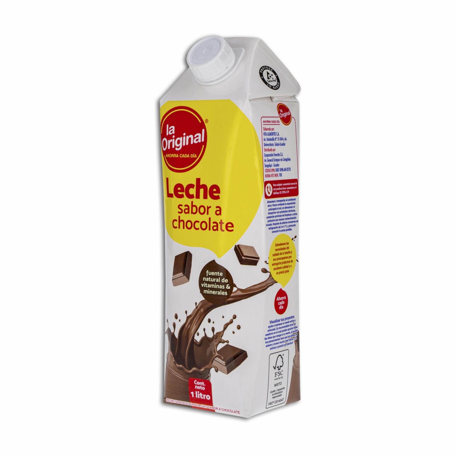 Leche Saborizada De Chocolate LA ORIGINAL 1 L - Image 5