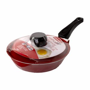 Freidora De Huevos Color Rojo Con Tapa CASAMIGA