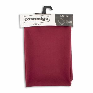 Mantel Cuadrado Llano Vino CASAMIGA 148 X 148 Cm