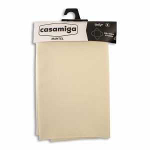 Mantel Cuadrado Llano Beige CASAMIGA 148 X 148 Cm