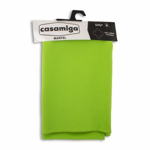 Mantel Para Mesa Llano Verde CASAMIGA 148 X 148 Cm