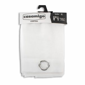 Cortina De Área Velo Argolla Beige CASAMIGA 210 X 115 Cm