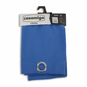 Cortina De Área Modelo One Argolla Azul CASAMIGA 210 X 115 Cm