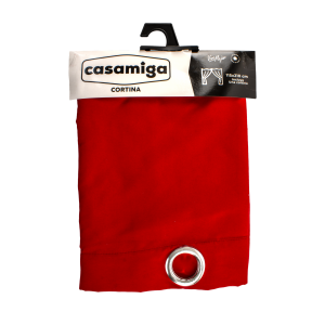 Cortina De Área Modelo One Argolla Vino CASAMIGA 210 X 115 Cm
