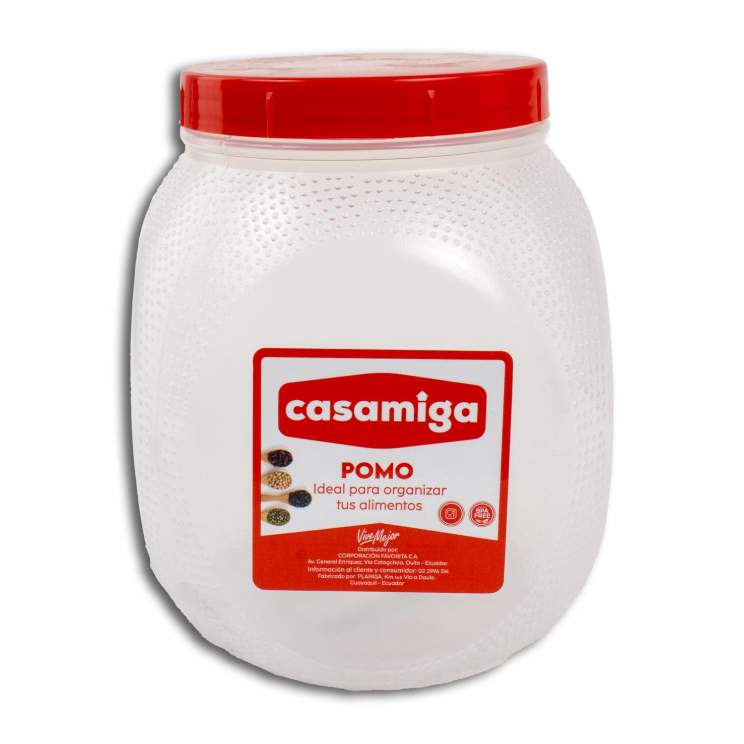 Frasco Transparente Con Tapa CASAMIGA Unidad