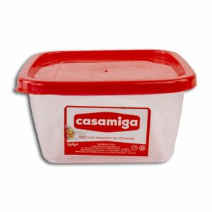 Repostero Transparente Con Tapa Roja Foodkeepers CASAMIGA N1