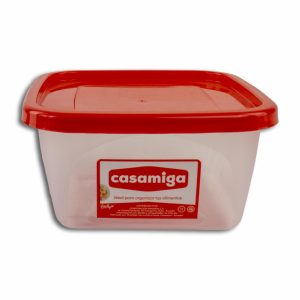 Repostero Transparente Con Tapa Roja Foodkeepers CASAMIGA N2