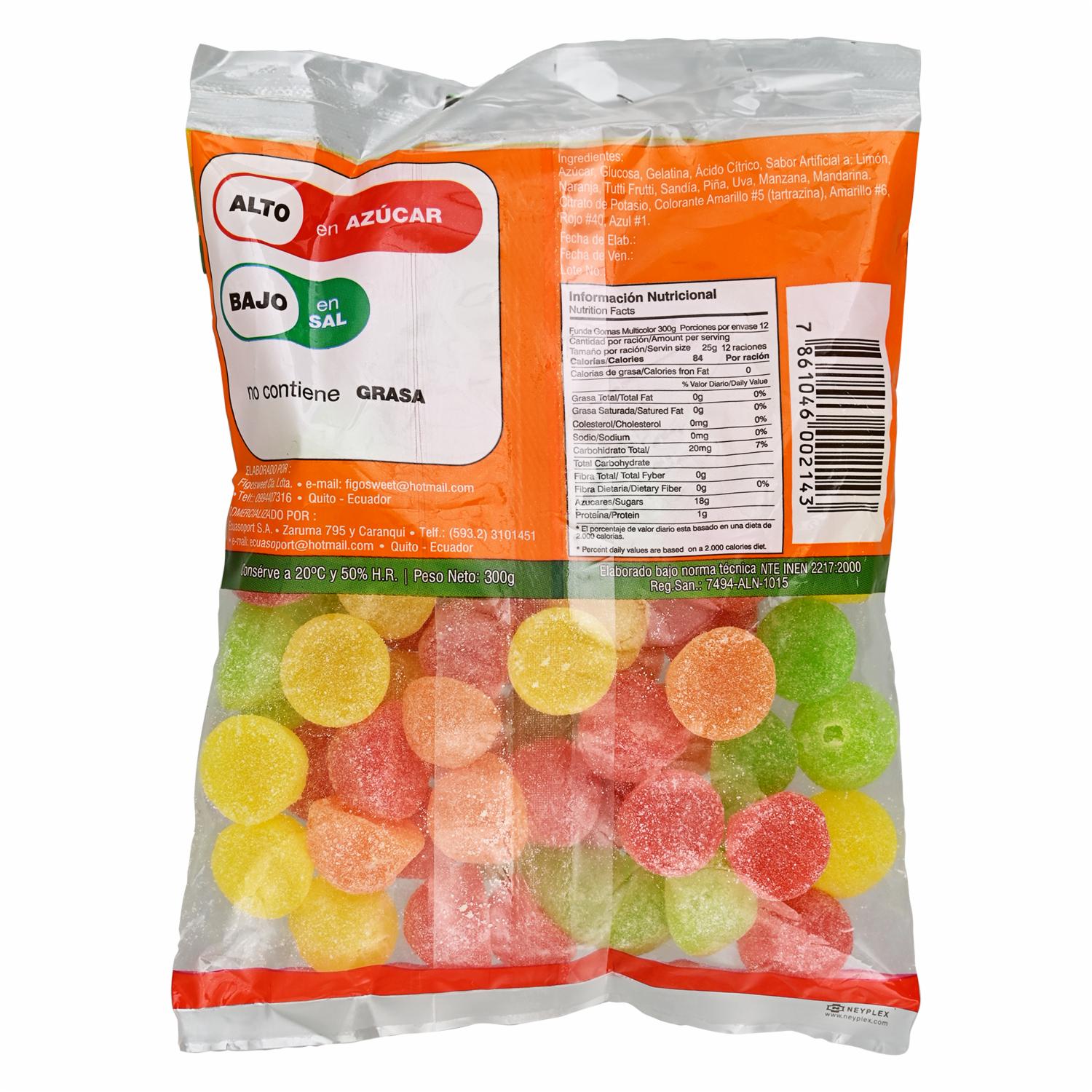 Gomas Multicolor BONANZA 300 G - Image 3