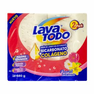 Jabón De Ropa Floral LAVATODO 2 x 240 G