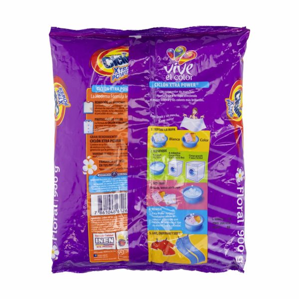 Detergentes En Polvo Xtra Power Floral LAVATODO - Image 2