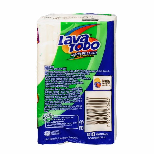 Jabón De Lavar Con Detergente Aroma a Limón LAVATODO - Image 2
