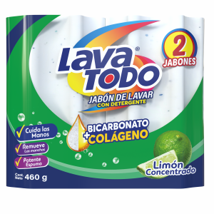 Jabón De Ropa Limón Bipack LAVATODO 2 X 230 G