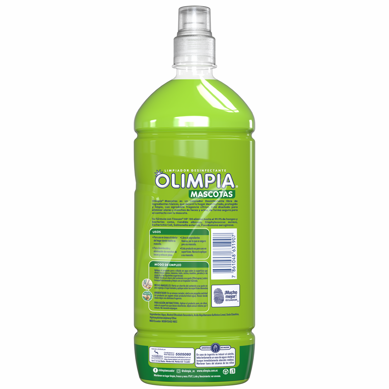 Desinfectante Citrus Mascotas OLIMPIA 900 Ml - Image 2
