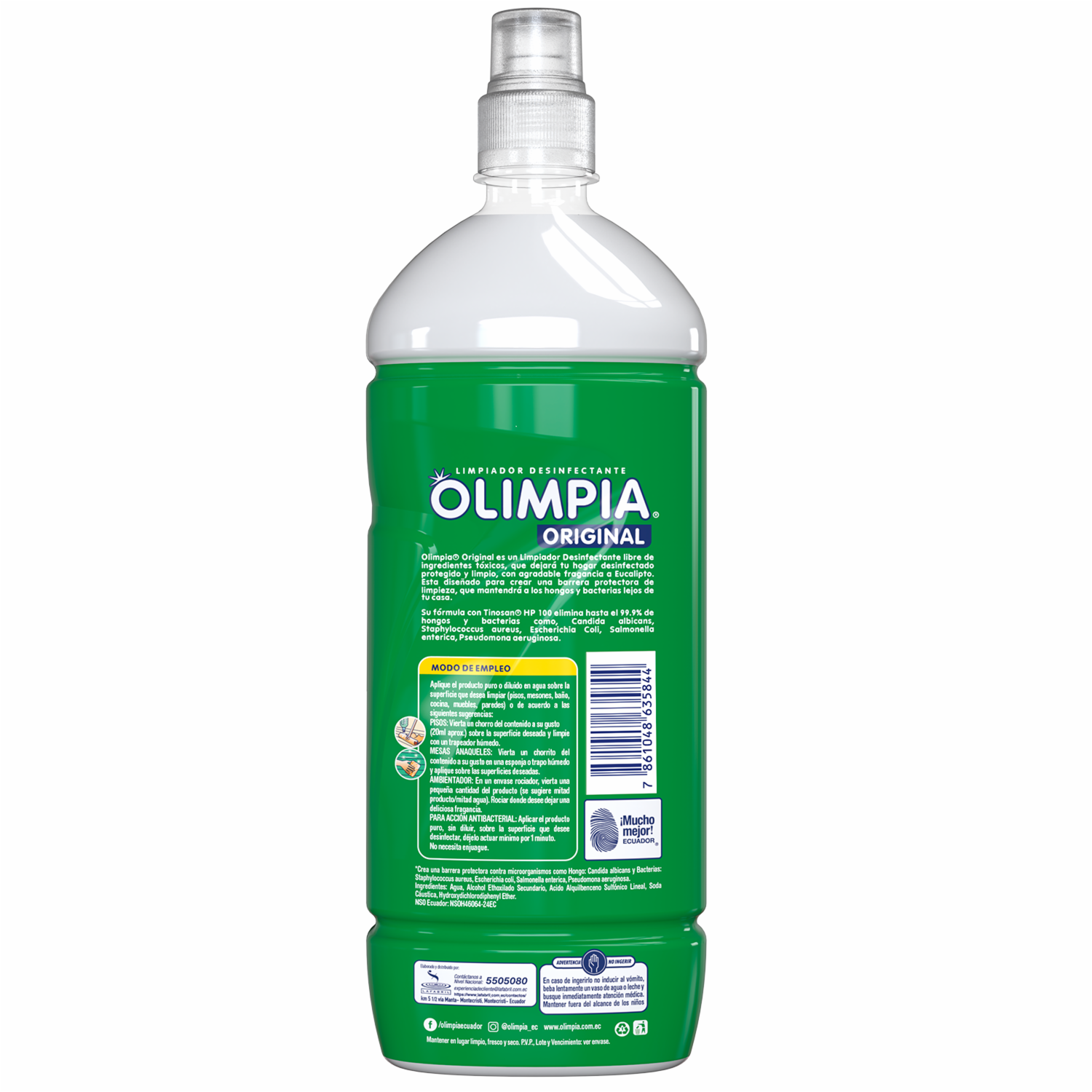 Desinfectante Con Aroma A Eucalipto OLIMPIA 900 Ml - Image 2