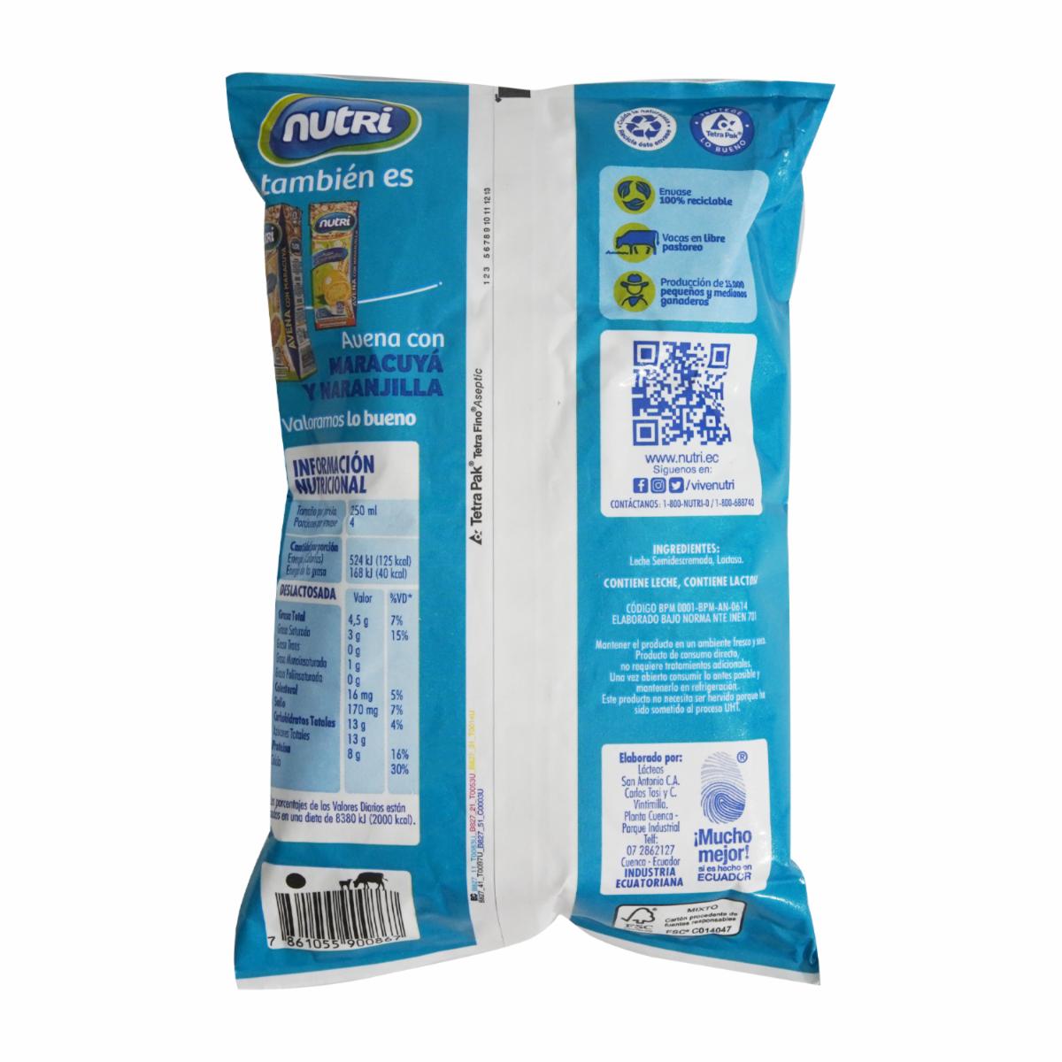 Leche Deslactosada NUTRI Tetra Fino - Image 3