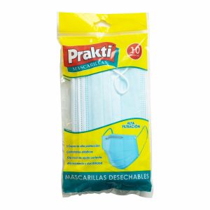 Mascarilla Tapaboca PRAKTI X 10 Uds