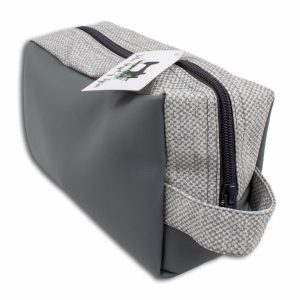 Neceser Gris De Tela Con Papel Y Tijera TELA PAPEL Y TIJERA Unidad