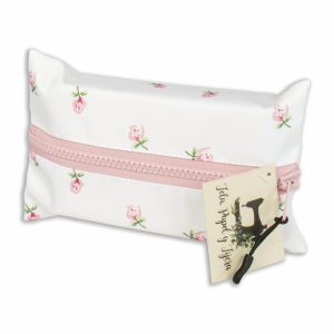 Estuche Lápices De Vinil Con Cierre Rosado TELA PAPEL Y TIJERA 20 Cm x 13 Cm