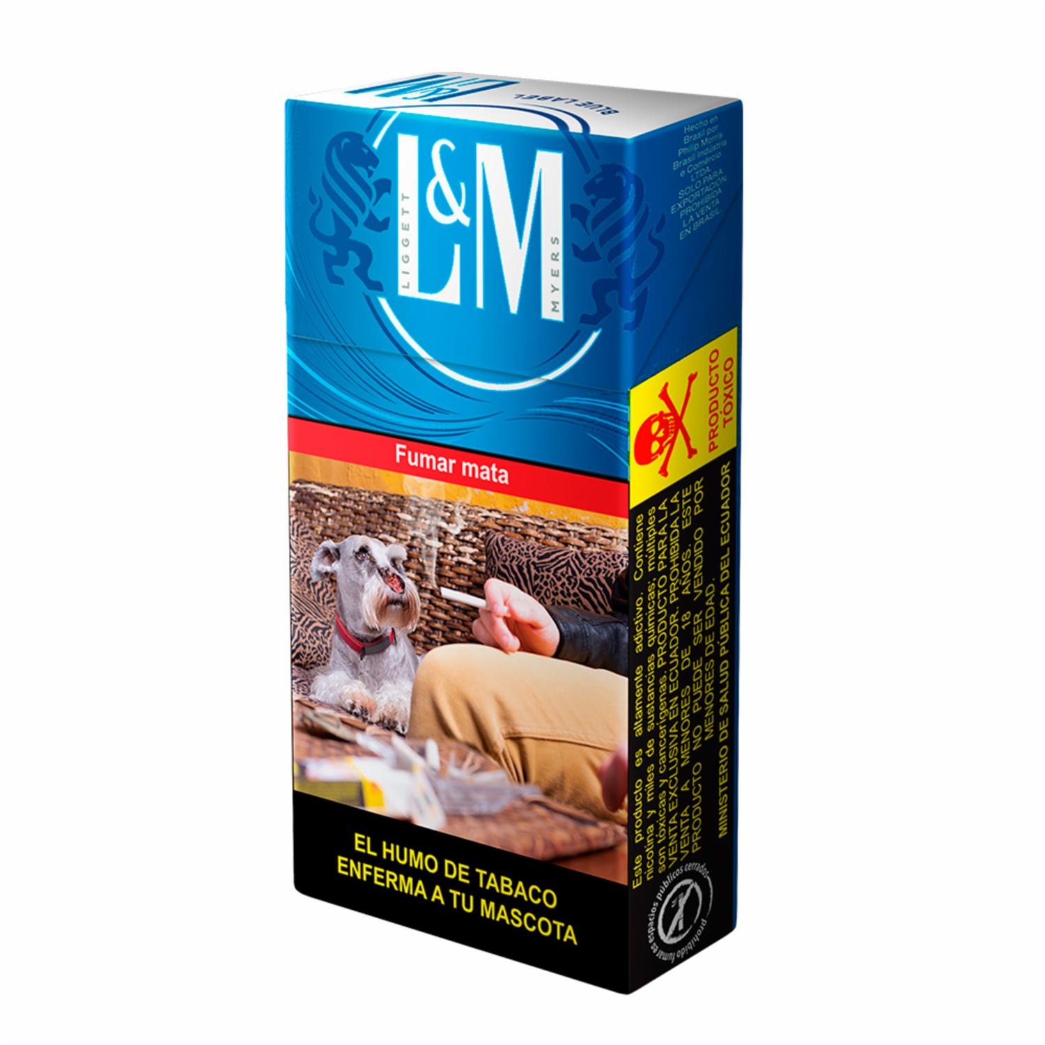 Cigarrillos Con Filtro Blue Label L&M 10 Uds