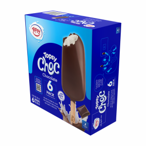 Helado Helado Empastado De Chocolate TOPSY 1 X 6 Uds