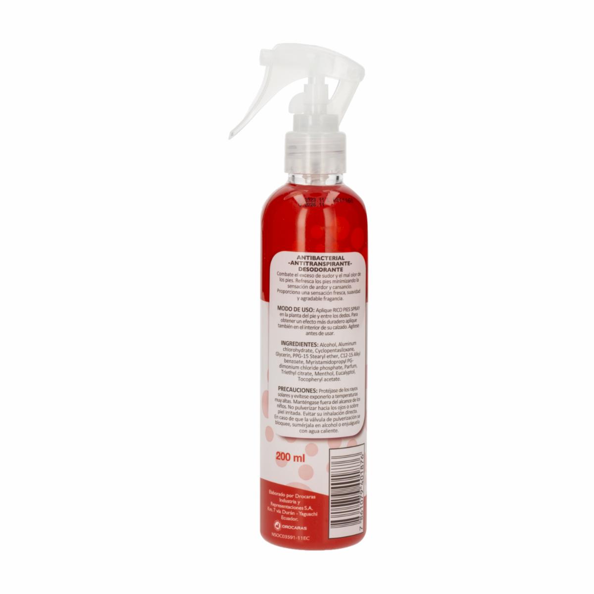 Desodorante Para Pies En Spray Fresh Wave RICO 200 Ml - Image 2