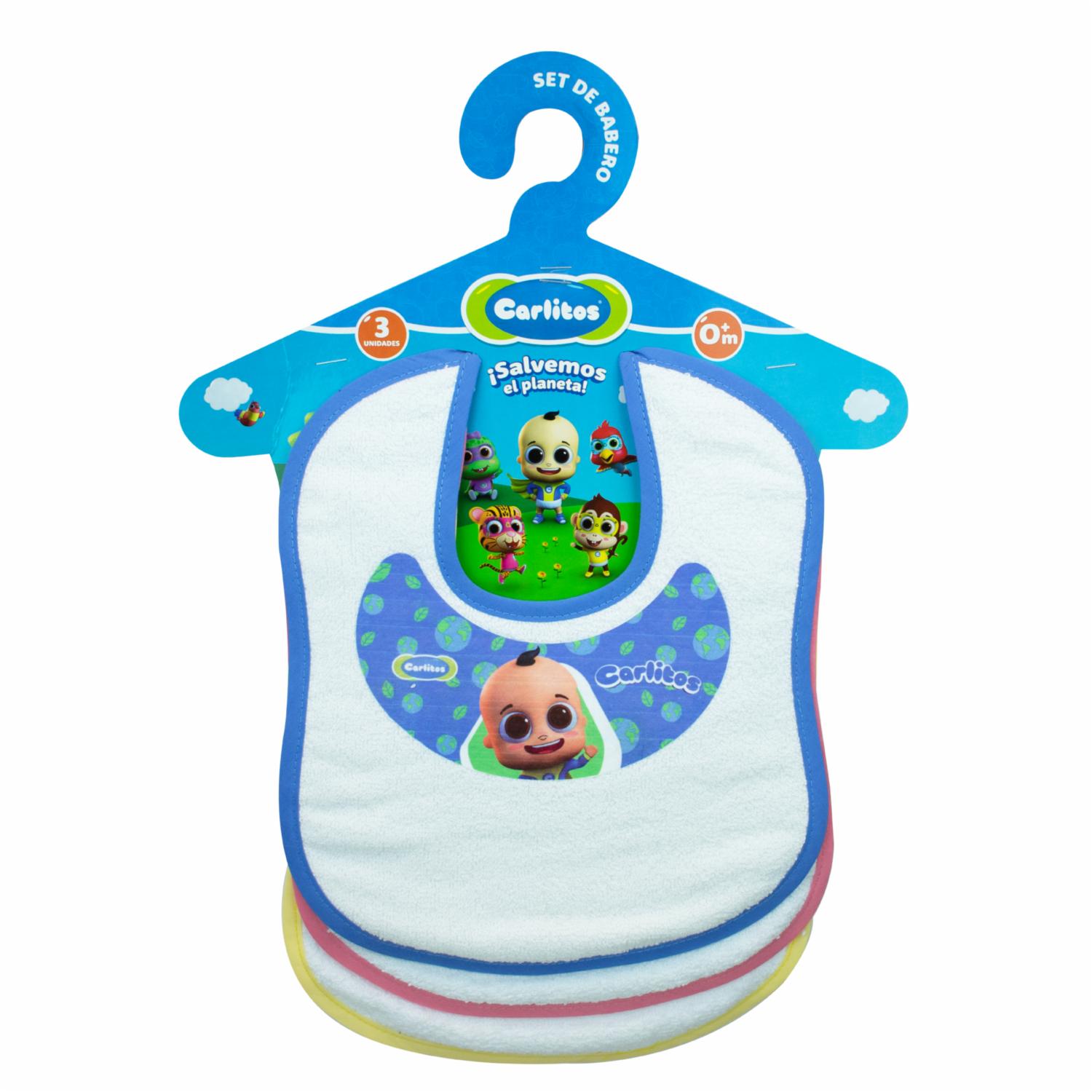 Babero Para Bebé Clásico De Tela CARLITOS Unidad